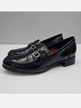 Munro Gryffin Horsebit Loafer 10 NARROW WIDTH Black Patent Leather Comfort